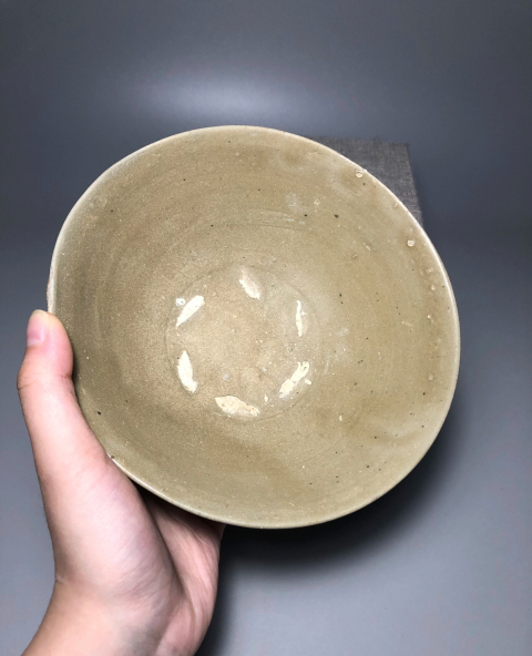 古玩陶瓷（收藏級）五代十國青釉大碗拍賣，當前價格6888元