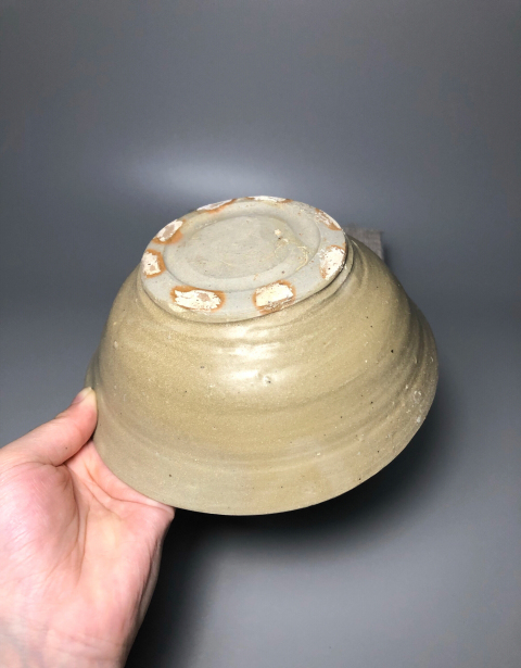 古玩陶瓷（收藏級）五代十國青釉大碗拍賣，當前價格6888元