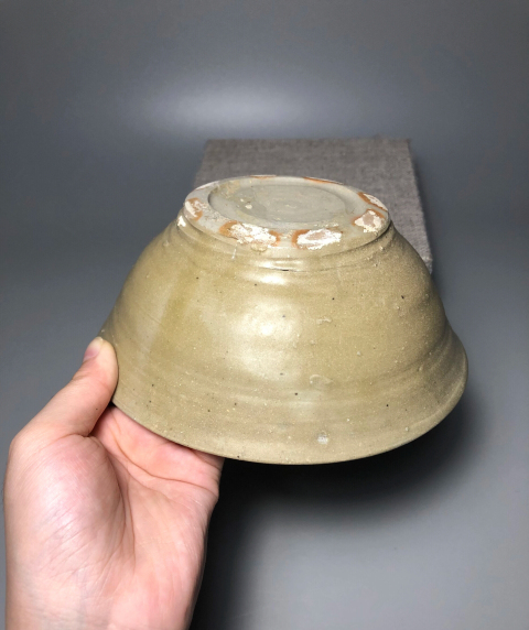 古玩陶瓷（收藏級）五代十國青釉大碗拍賣，當前價格6888元