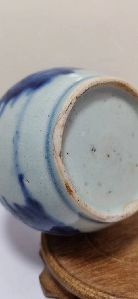 古玩陶瓷清中道光山水紋青花長頸瓶拍賣,當前價格2300元