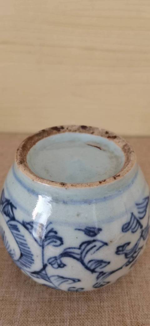 古玩陶瓷清代道光青花水呈拍賣，當前價格1500元