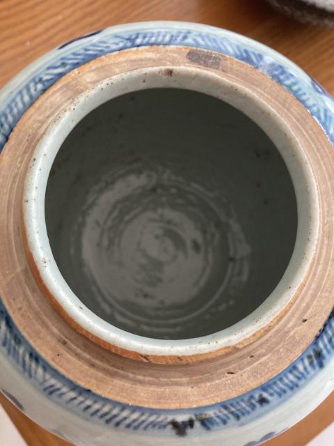 古玩陶瓷雍正青花博古圖罐拍賣，當前價格7888元