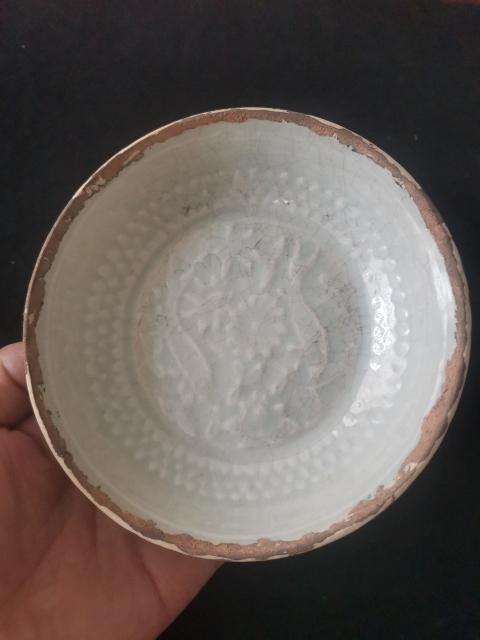 古玩陶瓷青白釉洗拍賣，當(dāng)前價(jià)格3999元