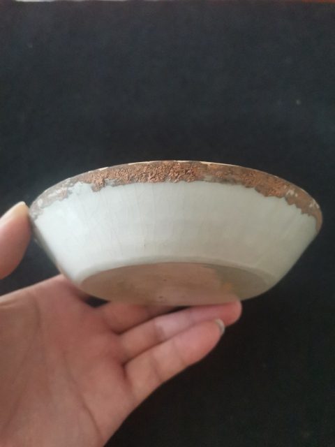 古玩陶瓷青白釉洗拍賣，當(dāng)前價(jià)格3999元