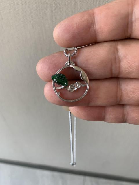 古玩玉器鑲嵌彌勒拍賣，當前價格398元