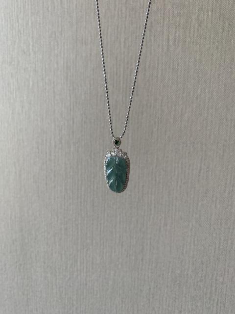 古玩玉器翡翠一葉有成拍賣，當前價格398元
