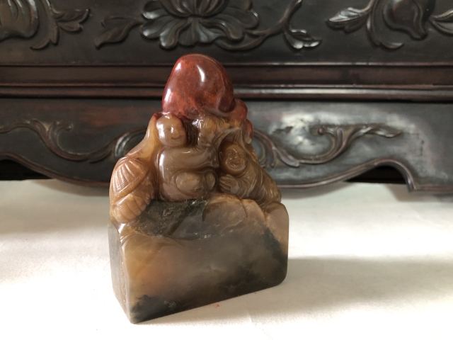 古玩雜項壽山石老印章拍賣,當前價格9999元