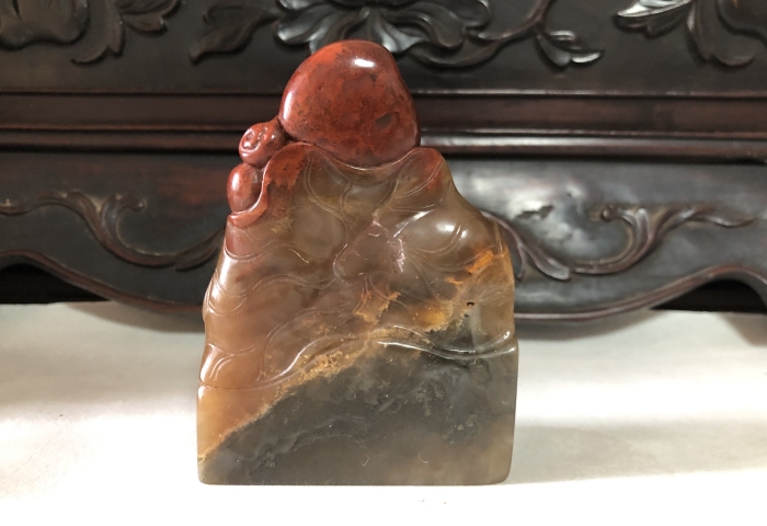 古玩雜項壽山石老印章拍賣,當前價格9999元