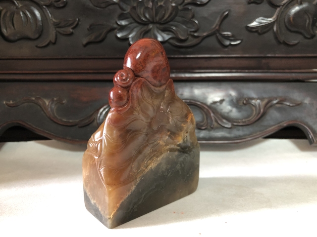 古玩雜項壽山石老印章拍賣,當前價格9999元