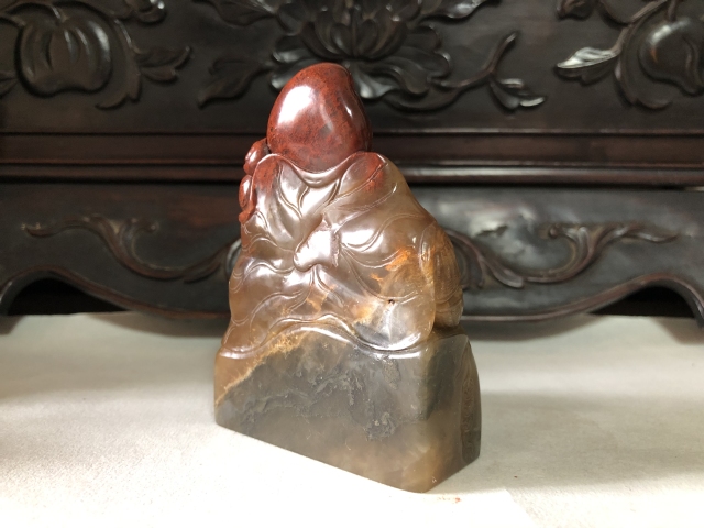 古玩雜項壽山石老印章拍賣,當前價格9999元