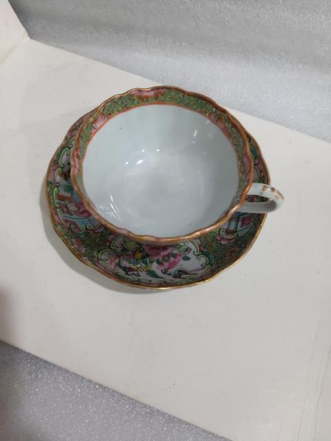 古玩陶瓷廣彩咖啡具拍賣,當前價格1280元