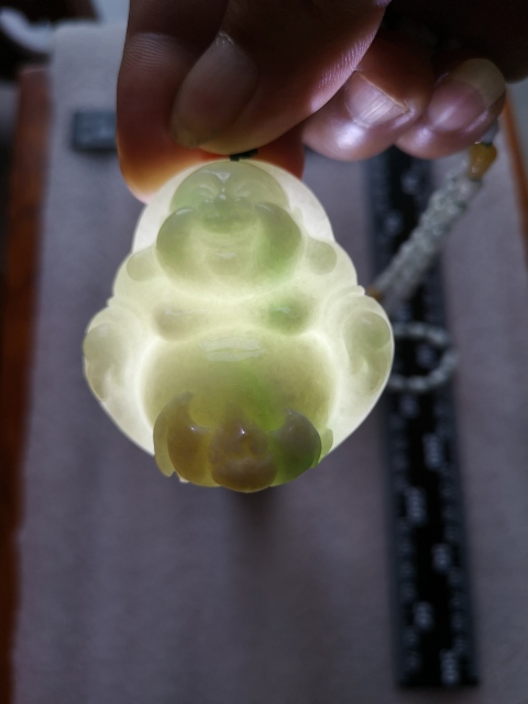 古玩玉器翡翠彌勒拍賣，當前價格998元