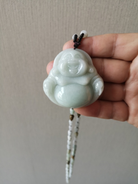 古玩玉器翡翠彌勒拍賣,當前價格850元