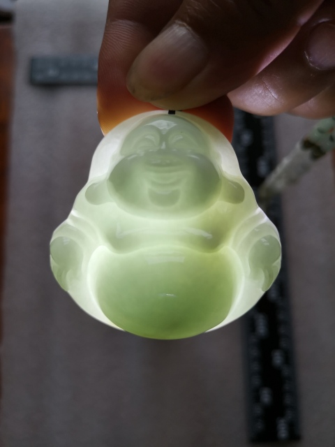 古玩玉器翡翠彌勒拍賣,當前價格850元