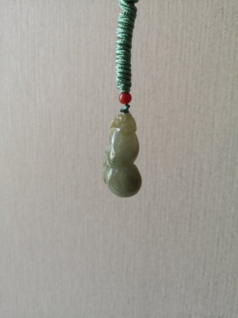 古玩玉器翡翠葫蘆拍賣,當(dāng)前價(jià)格298元