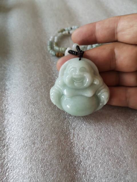 古玩玉器翡翠彌勒拍賣,當前價格850元