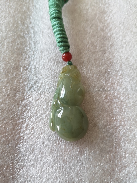 古玩玉器翡翠葫蘆拍賣,當(dāng)前價(jià)格298元