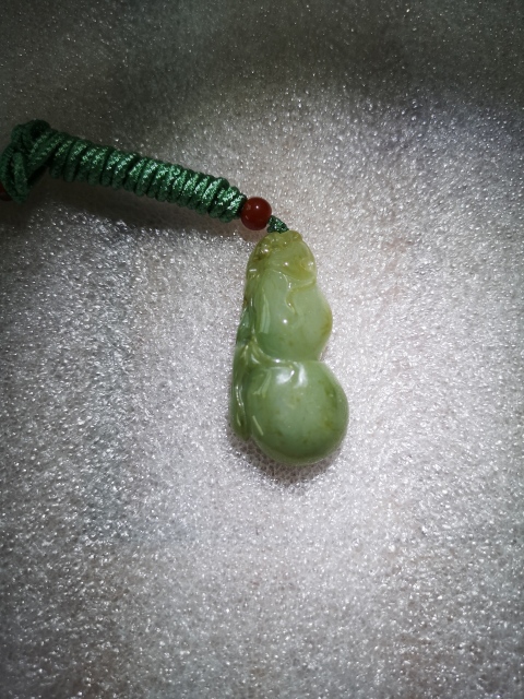 古玩玉器翡翠葫蘆拍賣,當(dāng)前價(jià)格298元