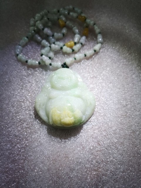古玩玉器翡翠彌勒拍賣，當前價格998元