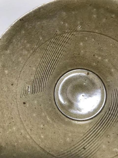 古玩陶瓷青釉劃花碗拍賣，當前價格6000元