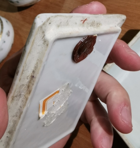 古玩陶瓷羅宿氏款仕女粉彩四方蓋盒拍賣，當前價格2500元