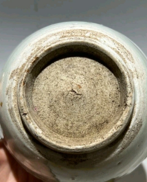古玩陶瓷龍泉窯系青瓷唇口罐拍賣，當前價格39980元
