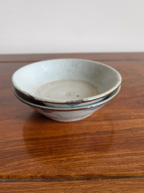 古玩陶瓷明晚期花卉紋青花碗(把玩學習佳品)拍賣,當前價格125元