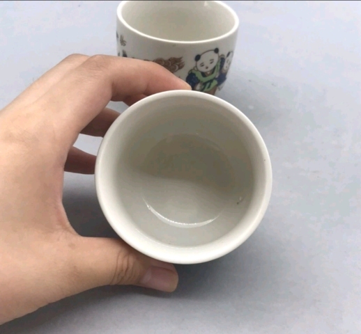 古玩陶瓷六十至八十年代嬰戲紋杯拍賣，當前價格120元