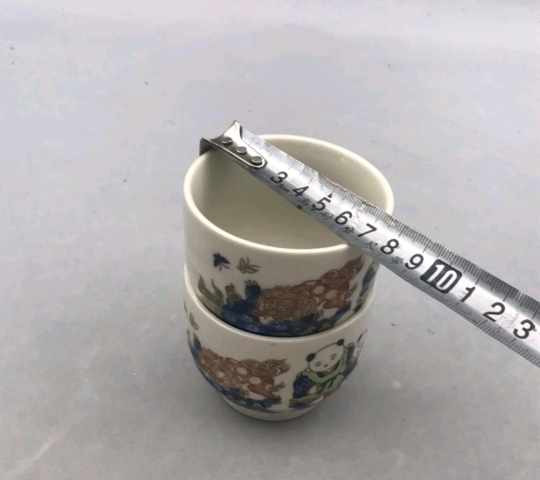古玩陶瓷六十至八十年代嬰戲紋杯拍賣，當前價格120元