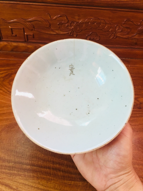 古玩陶瓷豆青釉碗拍賣,當前價格0元
