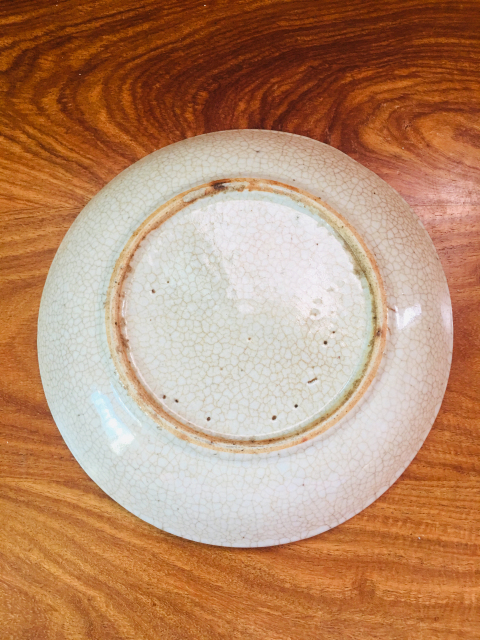 古玩陶瓷哥釉盤拍賣，當前價格1800元