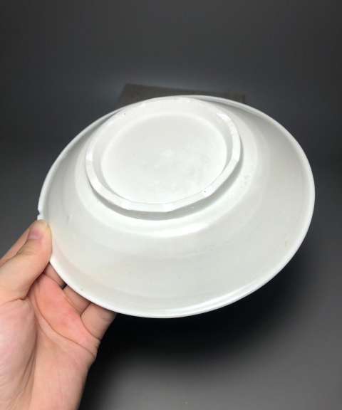 古玩陶瓷（精品釉水好）宋代邢窯白釉盤拍賣，當前價格8888元