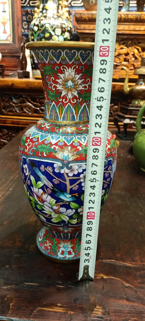古玩雜項(xiàng)景泰藍(lán)花瓶拍賣,當(dāng)前價(jià)格1999元