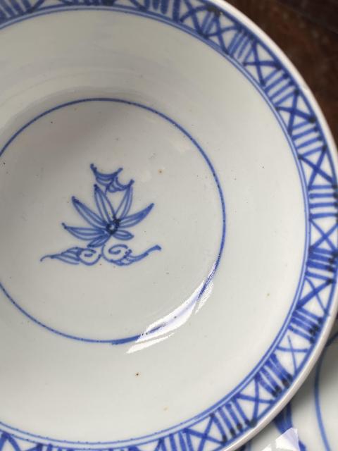 古玩陶瓷十九世紀晚期至二十世紀初期花卉紋青花杯拍賣，當前價格350元