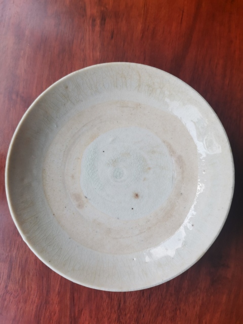 古玩陶瓷青白釉盤拍賣,當前價格360元