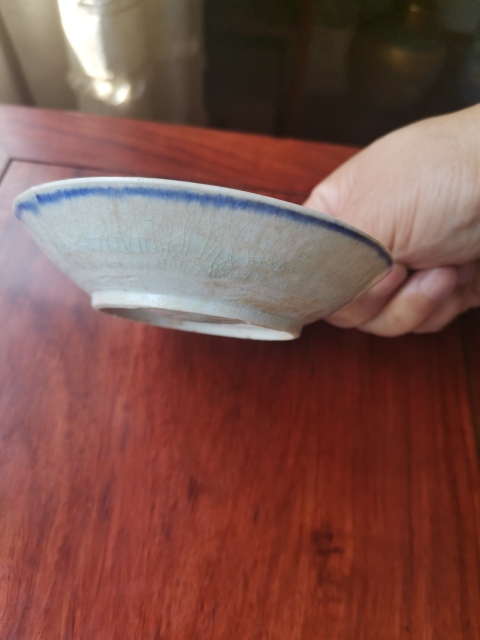 古玩陶瓷青白釉盤拍賣,當前價格360元
