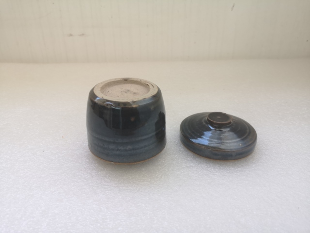 古玩陶瓷清代磁州窯系蓋罐拍賣(mài)，當(dāng)前價(jià)格450元