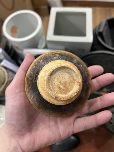 古玩陶瓷宋代白覆輪褐釉盞拍賣,當前價格1188元