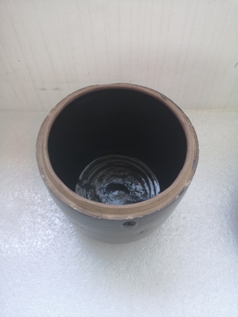 古玩陶瓷磁州窯茶葉末釉蓋缸拍賣，當(dāng)前價(jià)格580元