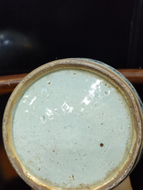 古玩陶瓷清中期太陽(yáng)花卉紋青花蓋罐拍賣，當(dāng)前價(jià)格988元