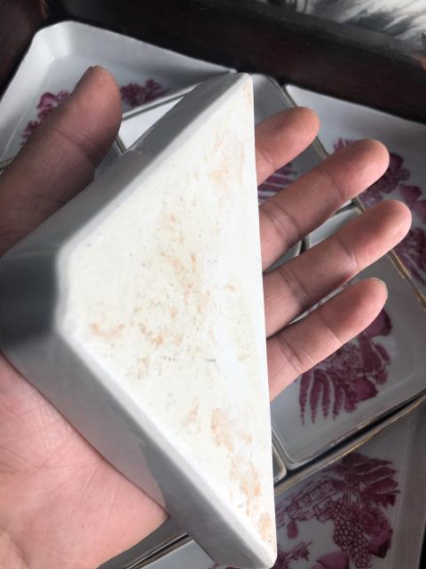 古玩陶瓷民國胭脂紅山水紋九子拼盤拍賣，當前價格5500元