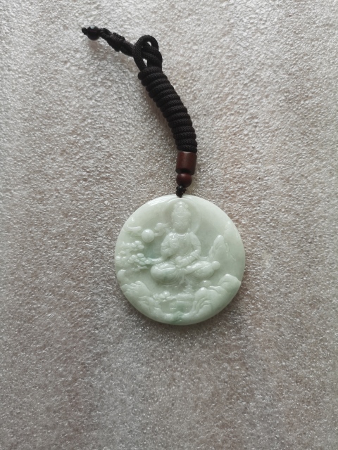 古玩玉器觀音牌子拍賣,當前價格398元