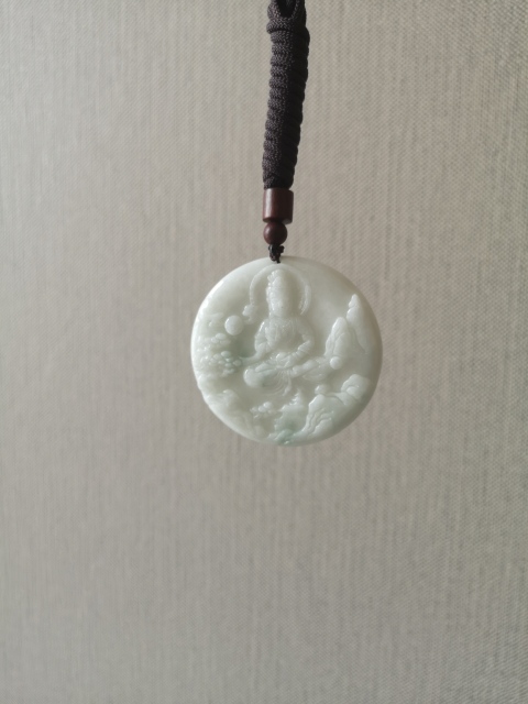 古玩玉器觀音牌子拍賣,當前價格398元