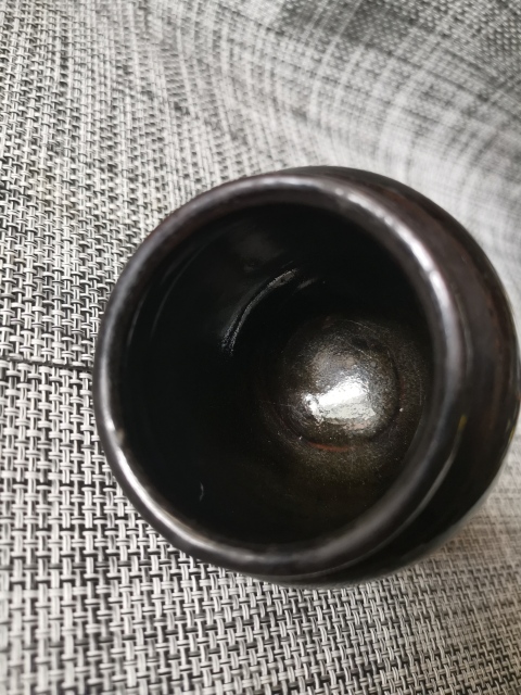 古玩陶瓷明代磁州窯,黑釉唇口罐拍賣,當前價格333元
