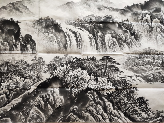 古玩字畫中國(guó)書法家協(xié)會(huì)會(huì)員 馬永超《墨韻神州》拍賣，當(dāng)前價(jià)格1369元