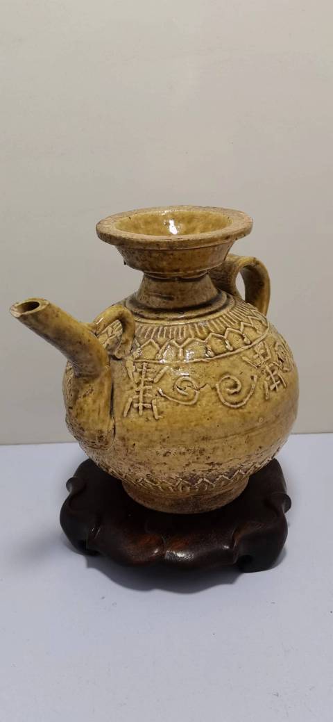 古玩陶瓷青釉執壺拍賣，當前價格3500元