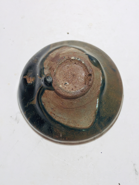 古玩陶瓷宋代建窯系油滴茶盞拍賣，當前價格6800元