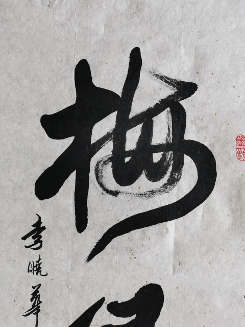 古玩字畫中國書法家協會會員四川攀枝花協會副主席李曉華書法梅緣拍賣，當前價格499元