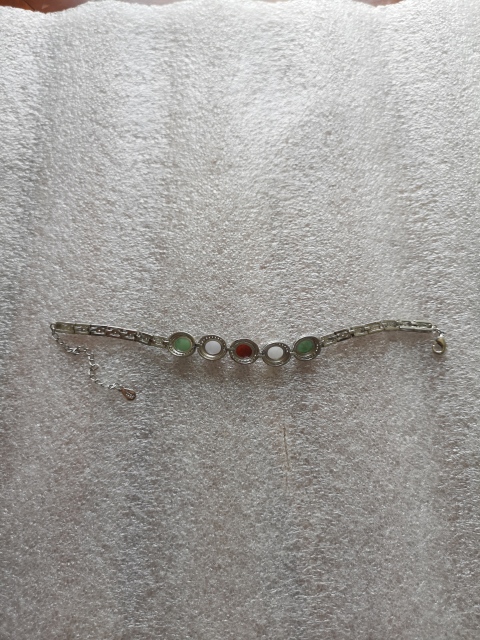 古玩玉器翡翠手鏈拍賣,當前價格550元