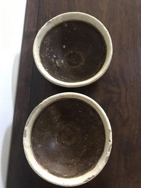 古玩陶瓷宋代白覆輪褐釉盞拍賣，當前價格2300元